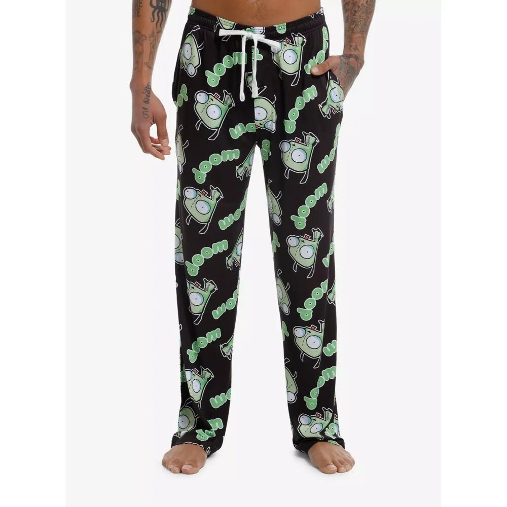 Invader Zim GIR Doom Sleep Pajama Lounge Pants X-LARGE 40-42 NEW